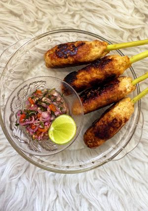Foto resep Sate Lilit Ayam Ala dapur Qmoz