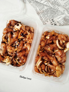 Foto resep Aneka meal prep ayam praktis (ayam saus lada hitam dan ayam teriyaki)