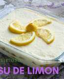 Tiramisú de limón sin huevo