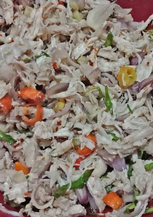 Foto resep Ayam Suwir Sambal Matah