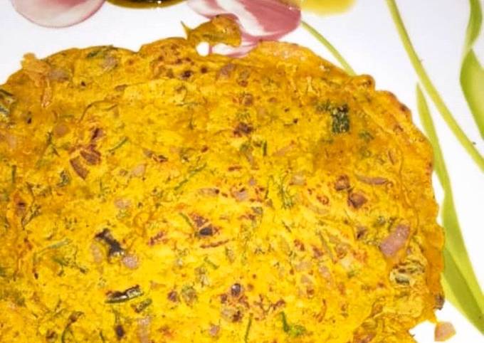 Step-by-Step Guide to Prepare Favorite Onion Diet ChillaðŸ˜‹ for Healthy Recipe