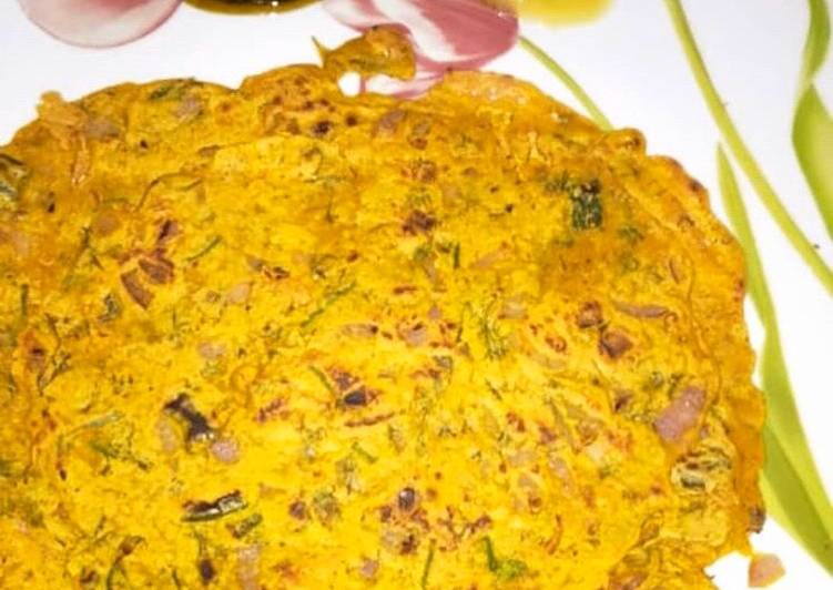 Step-by-Step Guide to Prepare Super Quick Homemade Onion Diet Chilla😋