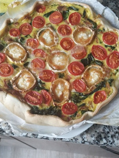 Una foto de Quiche con vegetales 🥬