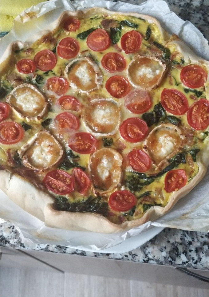 Una foto de Quiche con vegetales 🥬
