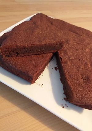 Une photo de Gateau au chocolat amer