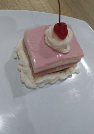 Foto resep Pudding pelangi ultra 🌈