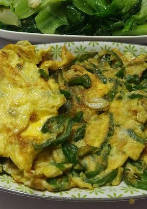 Foto resep Dadar Telor Cabe Hijau