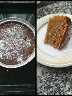 Una foto de Bizcocho de limón con harina de espelta