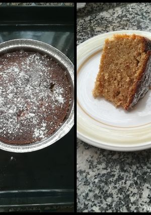 Una foto de Bizcocho de limón con harina de espelta