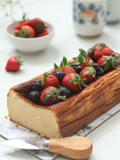 Foto resep Basque Burnt Cheesecake