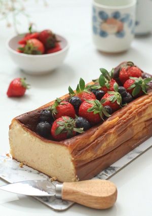 Foto resep Basque Burnt Cheesecake