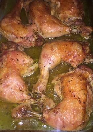 Una foto de Pollo al horno