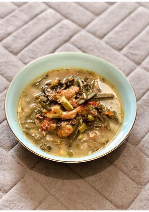 Foto resep Sayur Pakis Udang Santan
