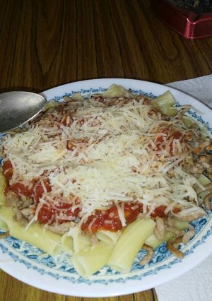 Una foto de Macarrones italianos al estilo la Sarrau