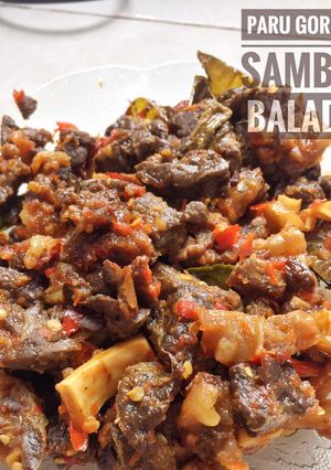 Foto resep 08. paru goreng sambel balado
