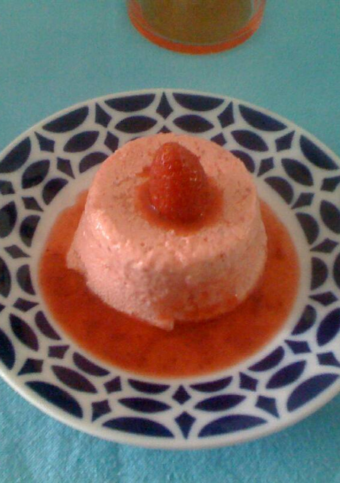 Una foto de Espuma de fresa