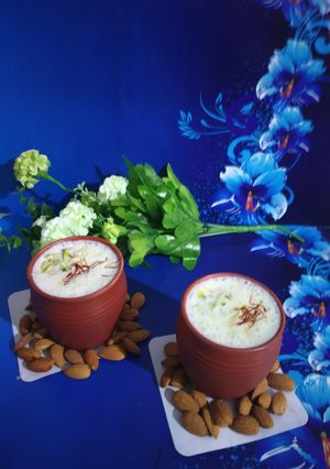 A picture of Badam Milk.
