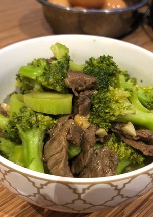 Foto resep Brokoli daging sapi