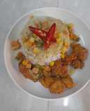 แกงเขียวหวานไก่กรอบ