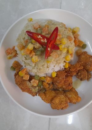 รูปของ แกงเขียวหวานไก่กรอบ
