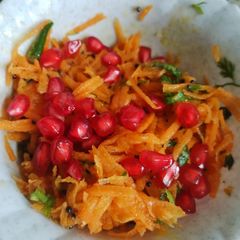 A picture of Carrot koshimbir.