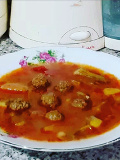 عکسی از دستور خورش بامیه مامان گلم