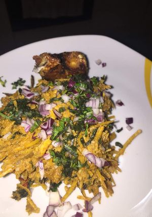 A picture of Abacha (African Salad).