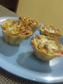 Una foto de Tartitas de acelga (rinde 4 porciones)