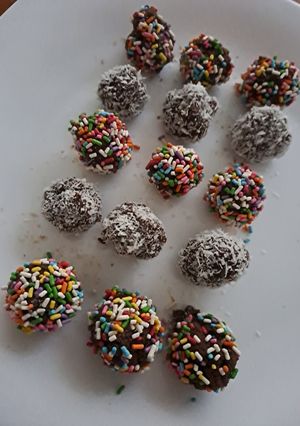 Una foto de Trufas de chocolate