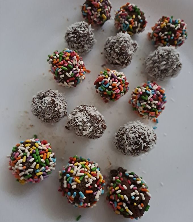 Una foto de Trufas de chocolate