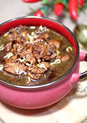 Foto resep Rawon ayam simple