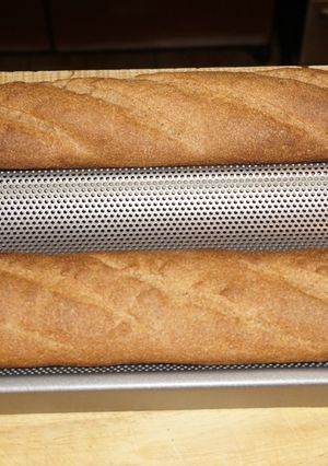 A picture of Whole Wheat Baguettes, Jon Style.