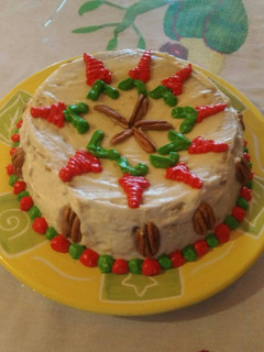 Una foto de Pastel de zanahoria
