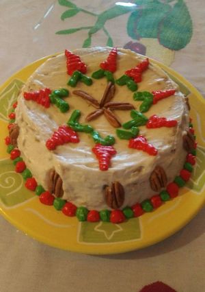 Una foto de Pastel de zanahoria