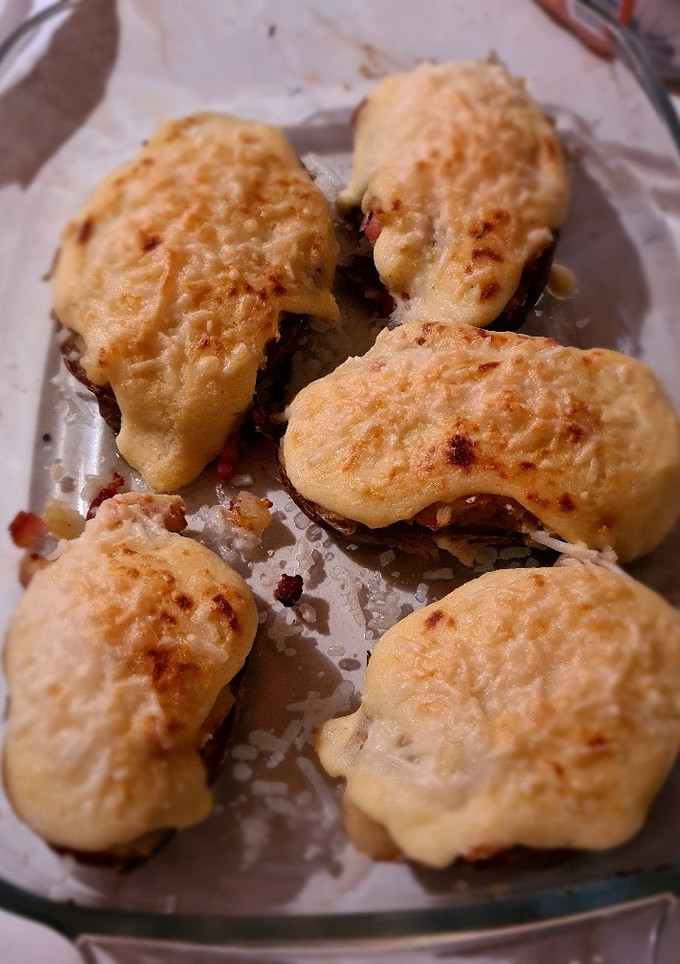 Una foto de Patata rellenas con bechamel