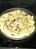 Tortilla mar y montaña. "con calabacín y alga kombu"