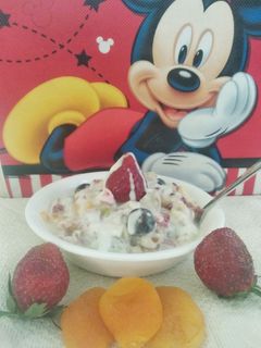 મિક્સ ફ્રુટ ક્રીમી ડેઝર્ટ રેસીપી મુખ્ય ફોટો