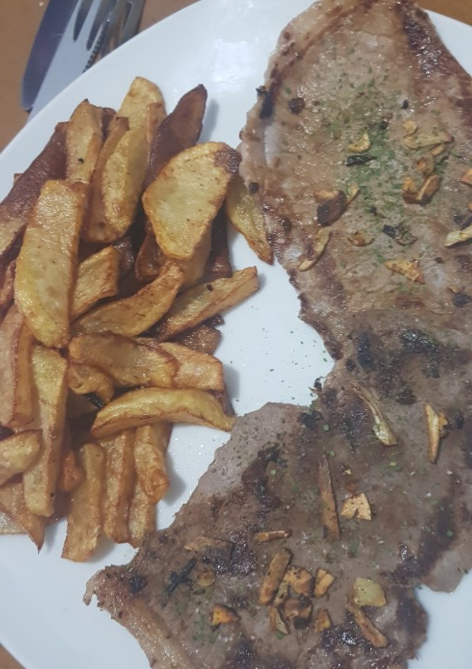 Una foto de Bistec