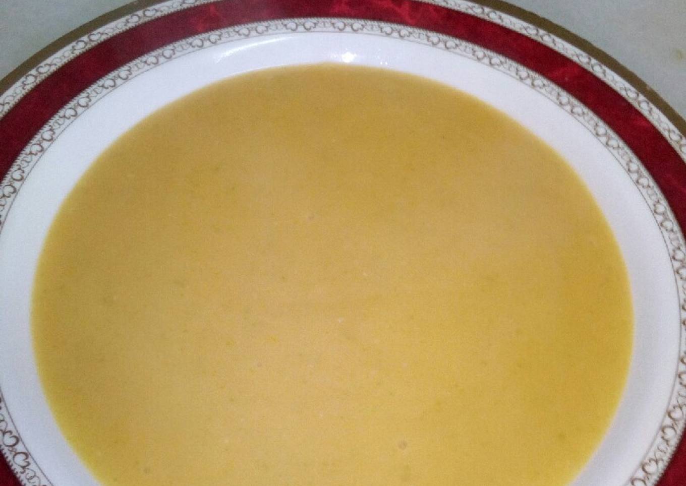 Crema de judías verdes con zanahorias