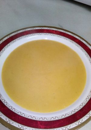 Una foto de Crema de judías verdes con zanahorias