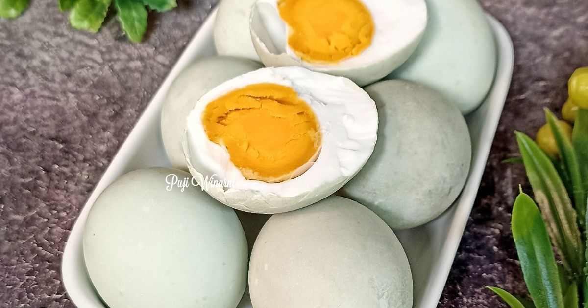 TELUR ASIN HOMEMADE PRAKTIS (TELUR BEBEK DAN TELUR OMEGA)
