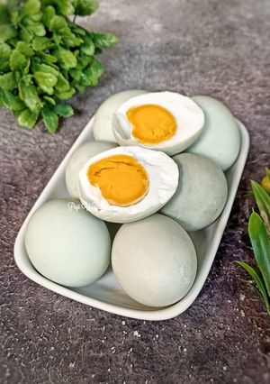 Foto resep TELUR ASIN HOMEMADE PRAKTIS (TELUR BEBEK DAN TELUR OMEGA)