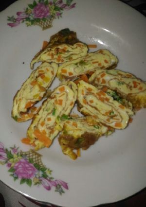 Foto resep Telur Dadar Gulung