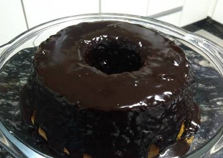 Bolo de cenoura sem gluten