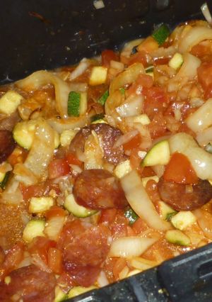 Lecsó Air Fryerben recept fotója