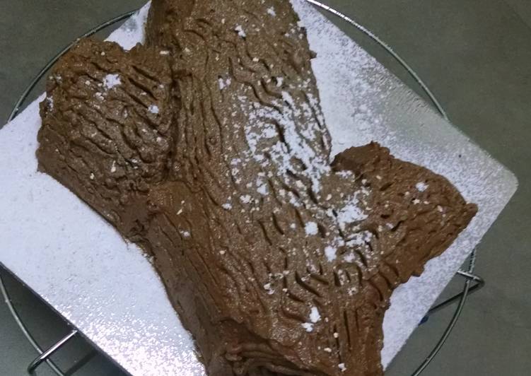 Yule Log Cake