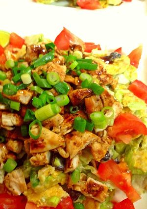 A picture of Chicken BBQ Salad.