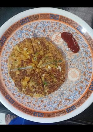 A picture of सूजी का पिज़्ज़ा.