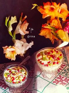 ফ্রুট ক্রিম কাস্টার্ড fruit cream custard recipe in Bengali রেসিপির প্রধান ছবি