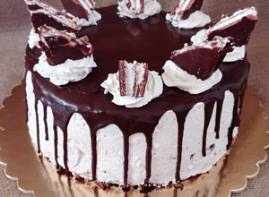 Kinder Pingui torta recept fotója